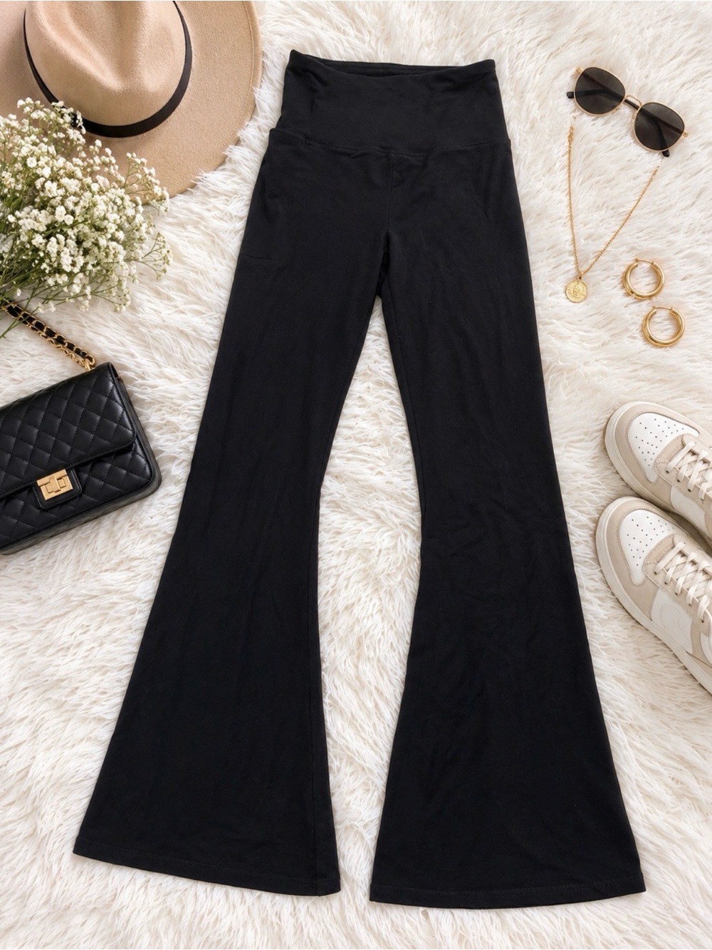 Y2K Ultra High Rise Flare Legging XXS Short